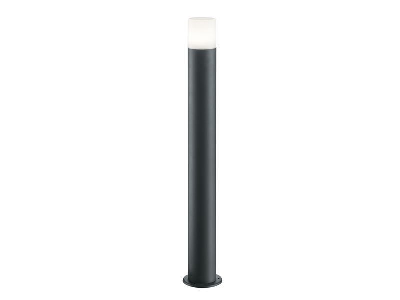 Pollerleuchte HOOSIC Wegeleuchte aus Aluminium in Anthrazit, Höhe 80 cm