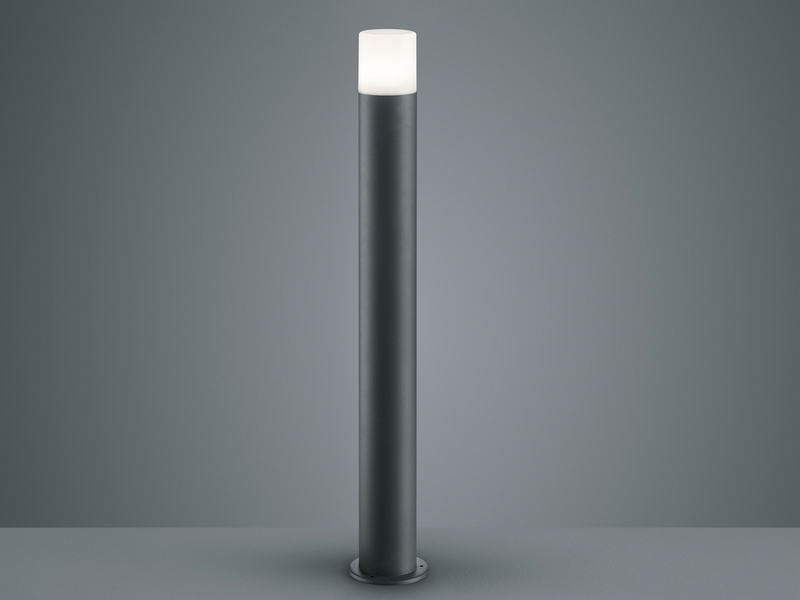 Pollerleuchte HOOSIC Wegeleuchte aus Aluminium in Anthrazit, Höhe 80 cm