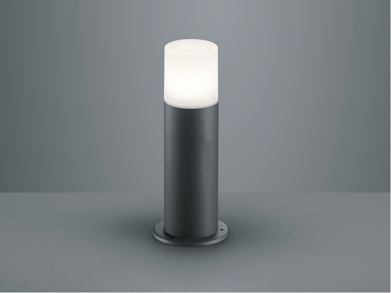 Sockelleuchte HOOSIC Wegeleuchte aus Aluminium in Anthrazit, Höhe 30cm