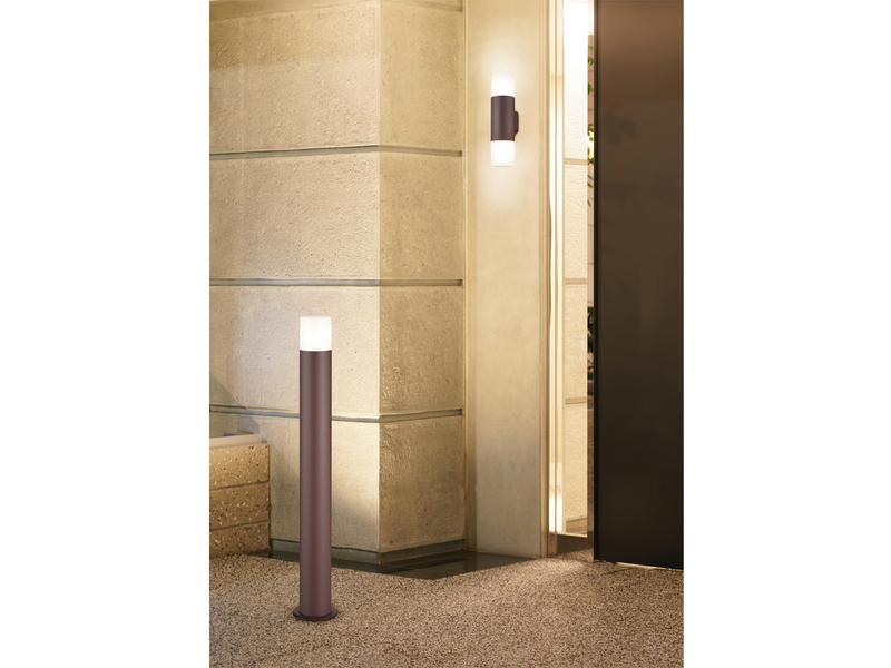 Wegeleuchte HOOSIC aus Aluminium in Rostoptik E27, Höhe 80cm