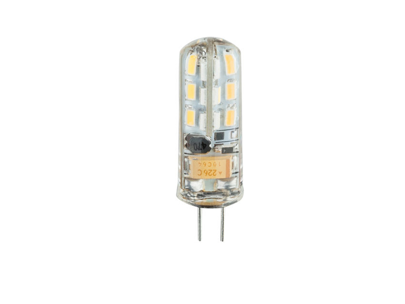 G4 LED - 1,5 Watt, 140 Lumen, 12 Volt, 3000 Kelvin warmweiß - nicht dimmbar