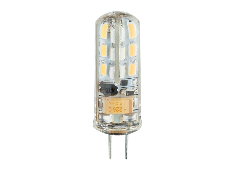 G4 LED - 1,5 Watt, 140 Lumen, 12 Volt, 3000 Kelvin warmweiß - nicht dimmbar