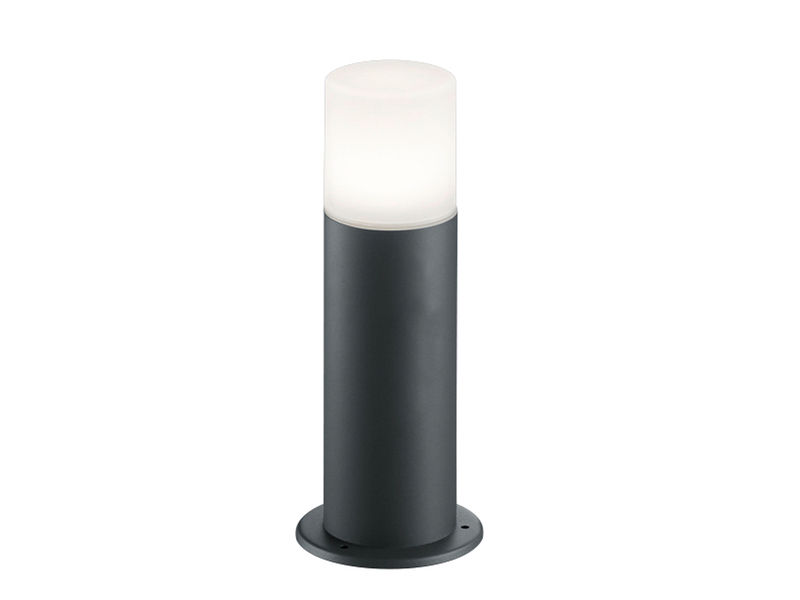 LED Außen Sockelleuchte aus Aluminium in Anthrazit E27, Höhe 30cm