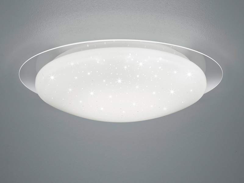 Große LED Sternenhimmel Deckenlampe FRODO mit Fernbedienung, dimmbar, Ø 72cm