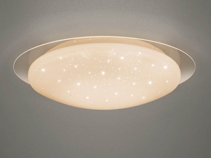 Große LED Sternenhimmel Deckenlampe FRODO mit Fernbedienung, dimmbar, Ø 72cm