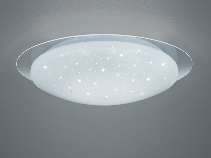 Große LED Sternenhimmel Deckenlampe FRODO mit Fernbedienung, dimmbar, Ø 72cm
