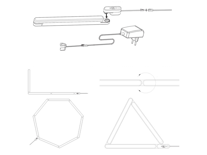 LED Küchen Unterbauleuchten SET flach für Eckmontage, Gesamtlänge 90cm