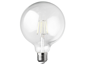 E27 Filament LED - 7 Watt, 860 Lumen, warmweiß, Ø12cm - extern dimmbar