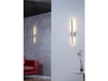 Flache LED Wandleuchte ZITA Silber - indirekte Wandbeleuchtung 60cm lang