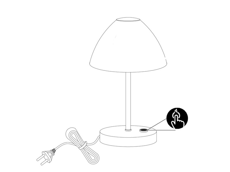 2-er SET kleine LED Tischlampen dimmbar, Silber mit Glasschirm Weiß, Höhe 24cm
