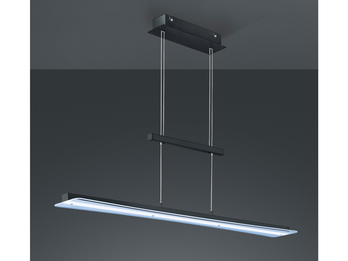 LED Pendelleuchte SMASH Schwarz dimmbar & höhenverstellbar bis 150cm, B: 100cm