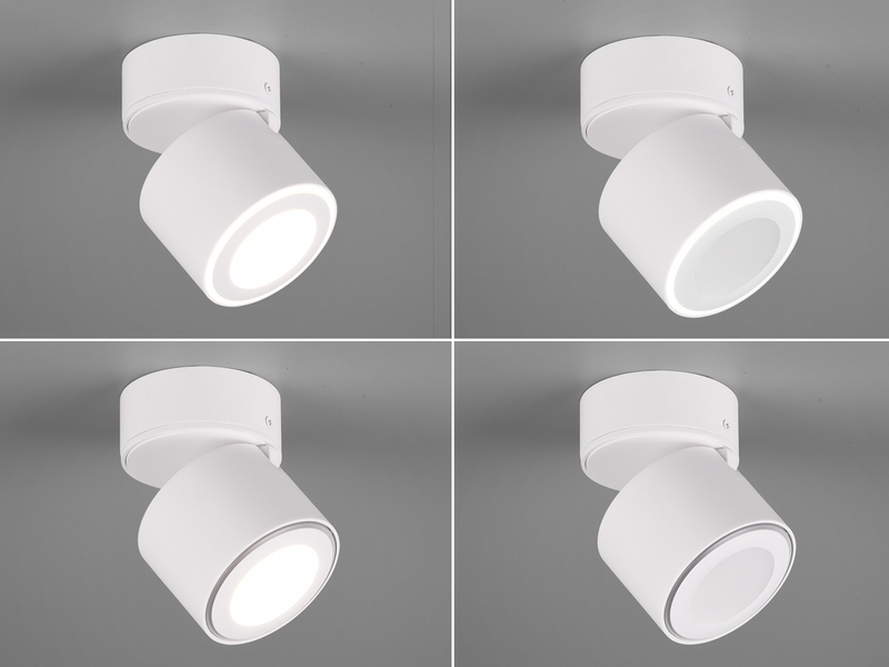 LED Deckenstrahler TAURUS 1-flammig Weiß, Ø 8,7cm