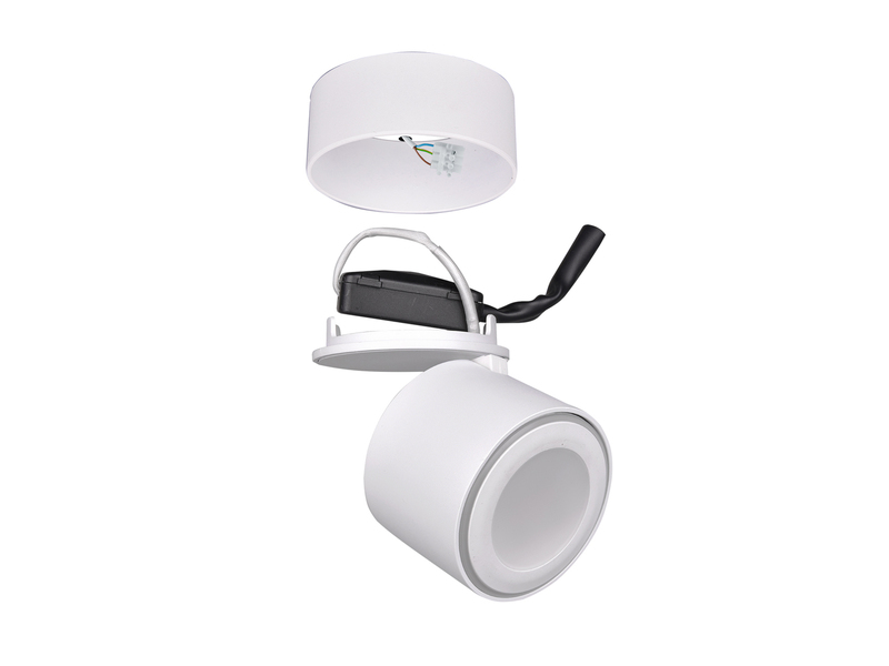 LED Deckenstrahler TAURUS 1-flammig Weiß, Ø 8,7cm