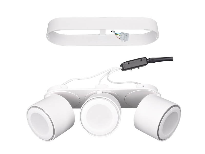 LED Deckenstrahler TAURUS 3-flammig Weiß, Breite 27,3cm