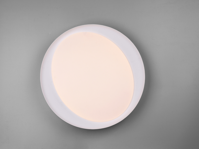 LED Deckenleuchte ZETA mit Fernbedienung dimmbar, 2700 - 6500 Kelvin, Grau Ø48cm