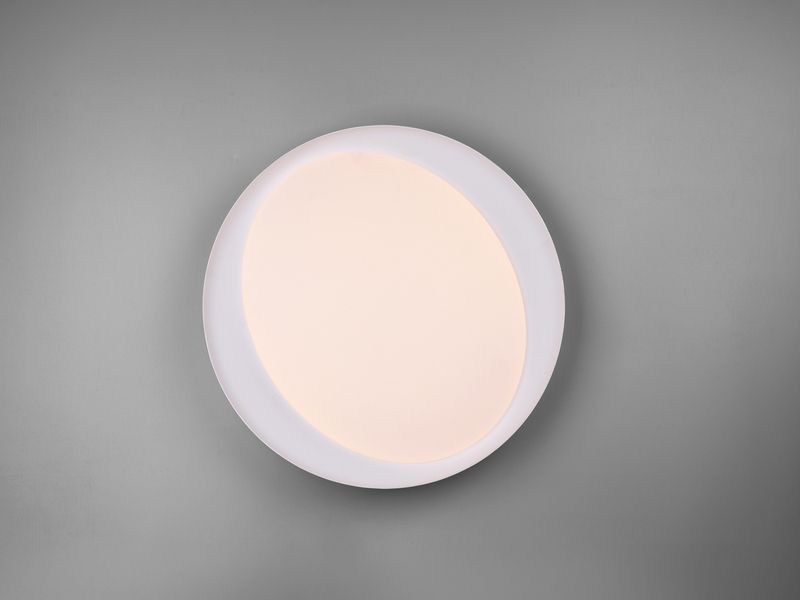 LED Deckenleuchte ZETA Grau mit Fernbedienung dimmbar & Tageslicht Ø 48cm