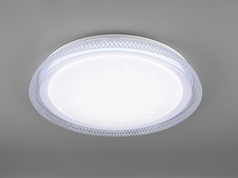 Dimmbare LED Deckenlampe HERACLES Fernbedienung Ø50cm