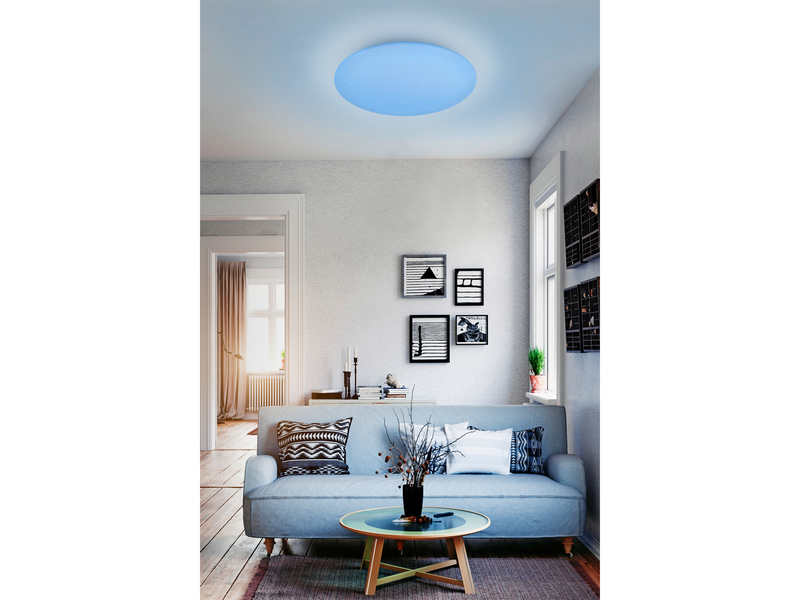 Dimmbare LED Deckenleuchte FARA smarte Lichtsteuerung WIZ Ø 60cm