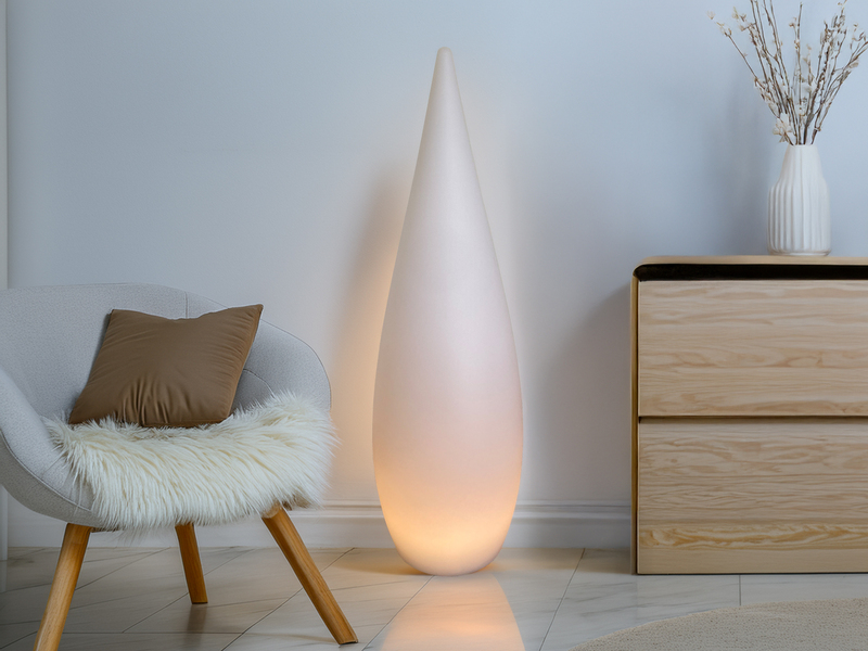 Akku Bodenlampe PALMAS per USB aufladbar für Innen & Außen, Höhe 80cm