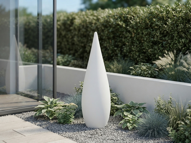 Akku Bodenlampe PALMAS per USB aufladbar für Innen & Außen, Höhe 80cm