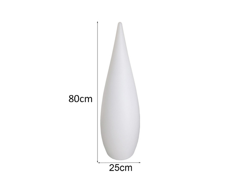 Akku Bodenlampe PALMAS per USB aufladbar für Innen & Außen, Höhe 80cm