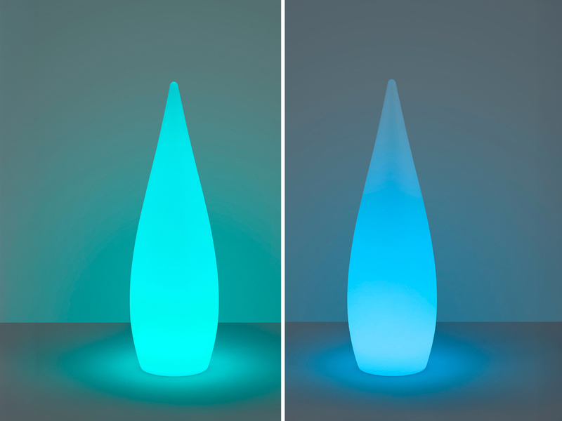 Akku Bodenlampe PALMAS per USB aufladbar für Innen & Außen, Höhe 80cm