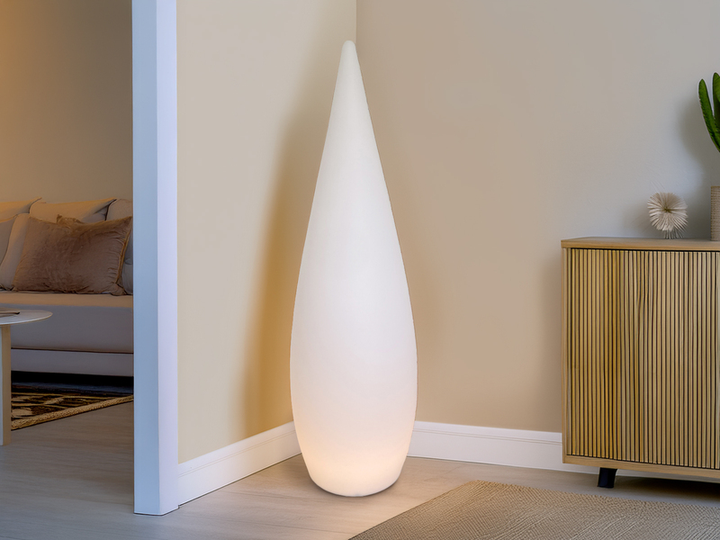 Akku Bodenlampe PALMAS per USB aufladbar für Innen & Außen, Höhe 120cm
