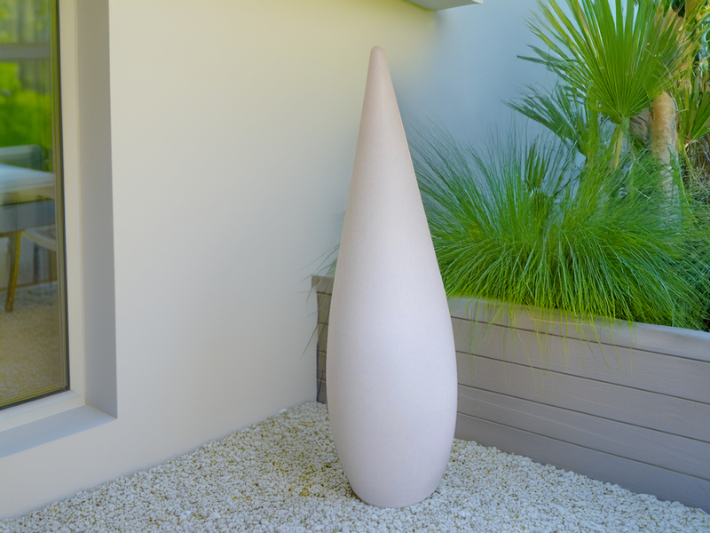 Akku Bodenlampe PALMAS per USB aufladbar für Innen & Außen, Höhe 120cm
