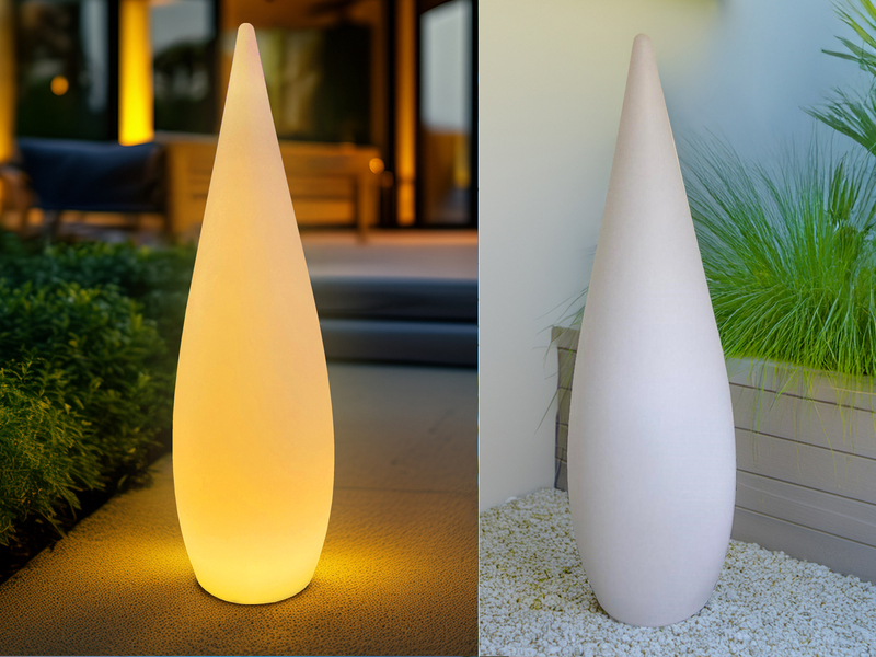 Akku Bodenlampe PALMAS per USB aufladbar für Innen & Außen, Höhe 120cm