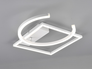 LED Deckenleuchte PIVOT Weiß - dimmbar 30x30cm Warmweiß