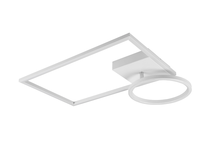 LED Deckenleuchte VERSO Weiß - schwenkbar dimmbar 50x30cm