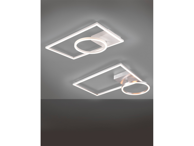 LED Deckenleuchte VERSO Weiß - schwenkbar dimmbar 50x30cm