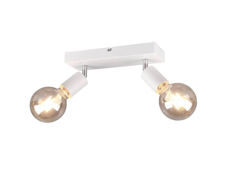 LED Deckenstrahler Balken 2-flammig Weiß dimmbar, Breite 26cm