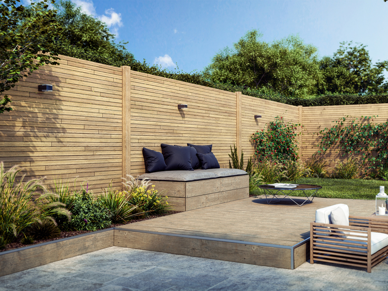 Kleine Up and Down LED Außenwandleuchte aus Aluminium in Schwarz, 7,5x7cm