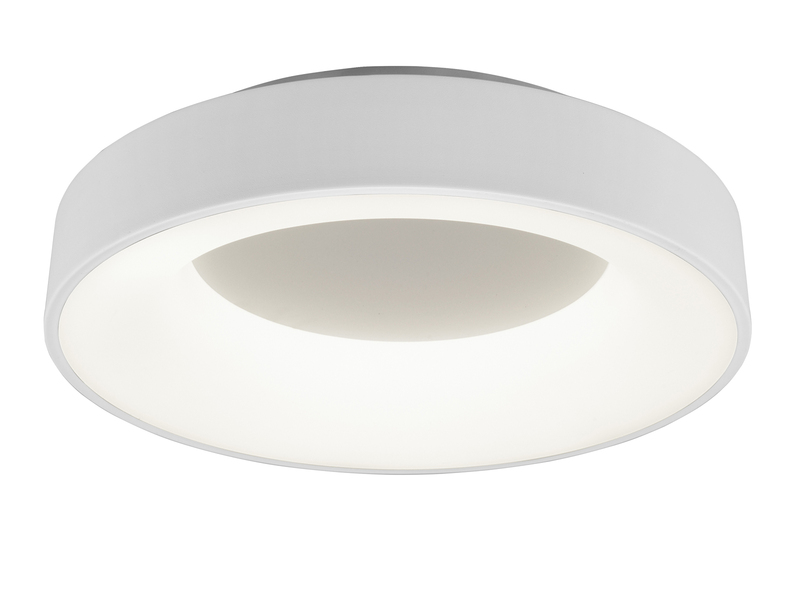 LED Deckenleuchte GIRONA Weiß mit Switch Dimmer, Ø 45cm