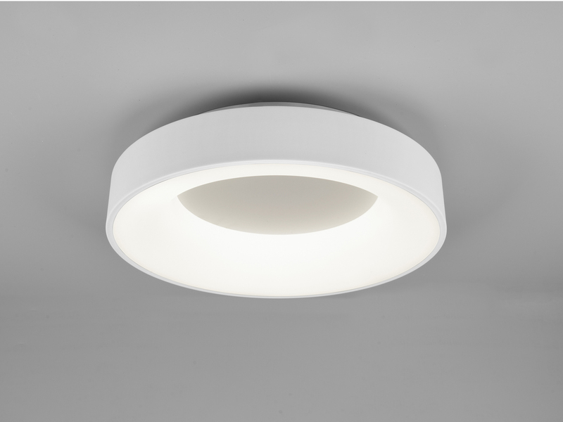 LED Deckenleuchte GIRONA Weiß mit Switch Dimmer, Ø 45cm