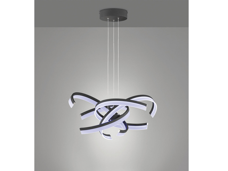 Große LED Pendelleuchte SUND mit Dimmer & Tunable White, Ø 65cm