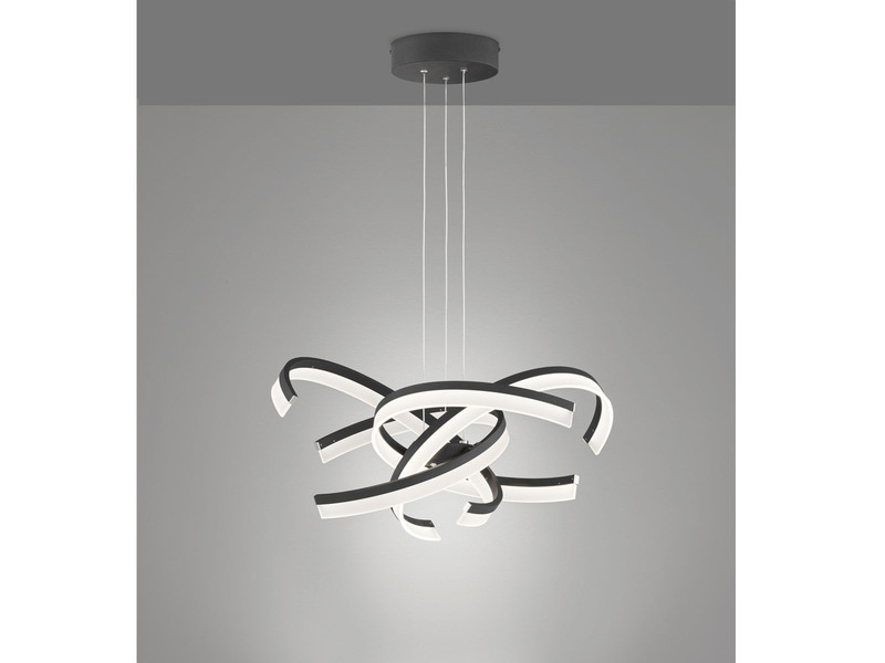 Große LED Pendelleuchte SUND mit Dimmer & Tunable White, Ø 65cm