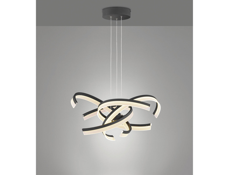 Große LED Pendelleuchte SUND mit Dimmer & Tunable White, Ø 65cm