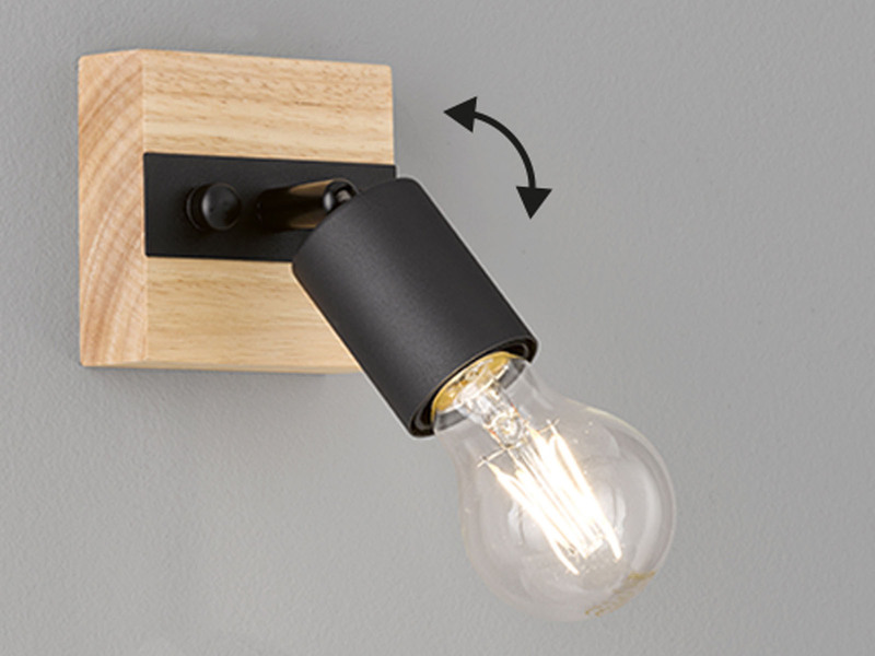 LED Vintage Wand Strahler Filament Leuchte Küchen Spot Flur Lampe schwenkbar 