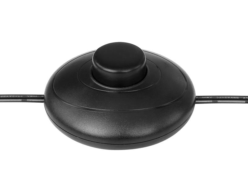 Stehlampe BLACKY mit Rauchglas Lampenschirm, Metall Schwarz, Höhe: 160cm