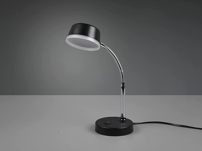Schreibtischleuchte LED Metall Modern schwarz Warmweiß 