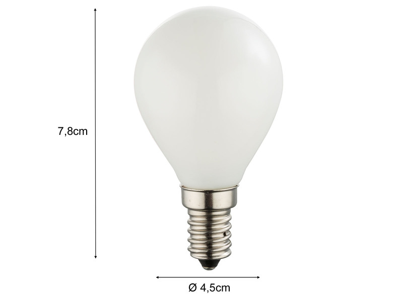 E14 LED Glühbirne dimmbar mit 4 Watt & 400 Lumen in Warmweiß