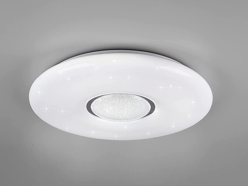 LED Deckenleuchte LIA Weiß dimmbar, smarte Lichtsteuerung WIZ Ø41cm