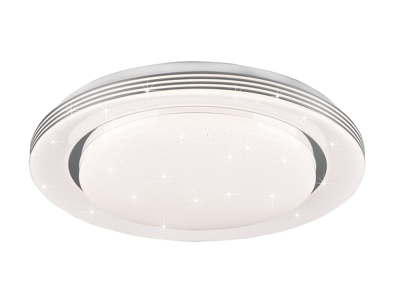 LED Deckenleuchte ATRIA Fernbedienung, dimmbar Sternenhimmel, Weiß Ø27cm