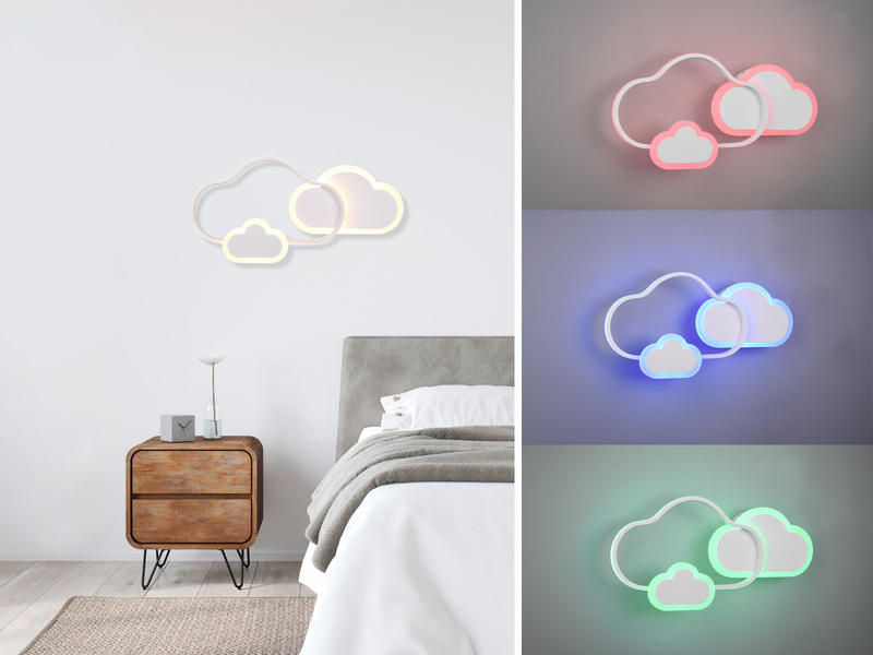 LED Deckenleuchte Wolkenlampe dimmbar mit Fernbedienung | Deckenlampen