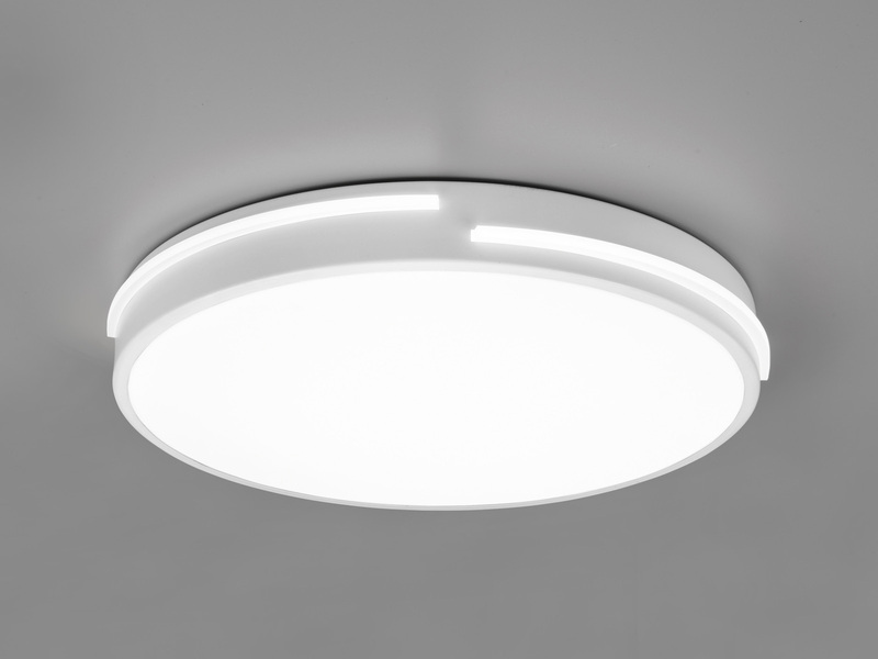 LED Deckenleuchte TACOMA Weiß dimmbar Lichtfarbe einstellbar Ø40cm