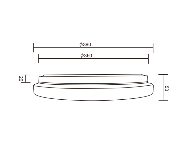 LED Deckenleuchte KIRA mit Fernbedienung, Sternenhimmel & Farbwechsel, Ø 38cm