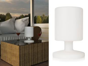 LED Akku Tischlampe MAXIMA Outdoor & Indoor, per USB aufladbar, Höhe 25,5cm