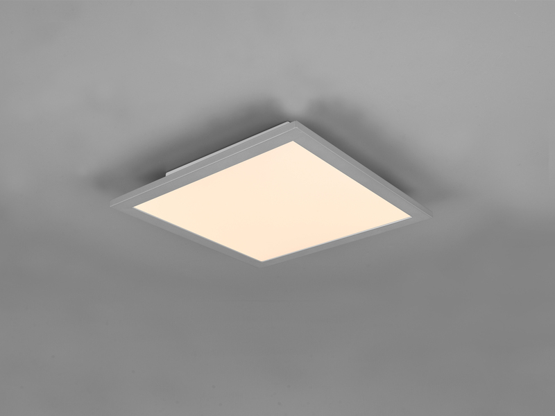 LED Deckenleuchte ALPHA Titan Panel eckig Ultra Slim, Quadrat 29cm
